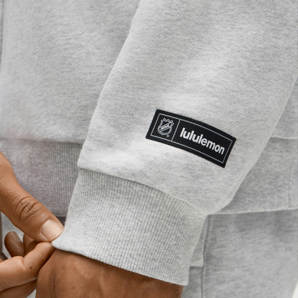 Anaheim Ducks lululemon Steady State Full-Zip Hoodie - Heathered Core Ultra Light Grey - NHL 203170172