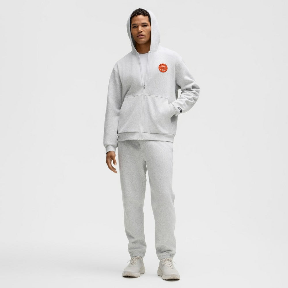 Anaheim Ducks lululemon Steady State Full-Zip Hoodie - Heathered Core Ultra Light Grey - NHL 203170172