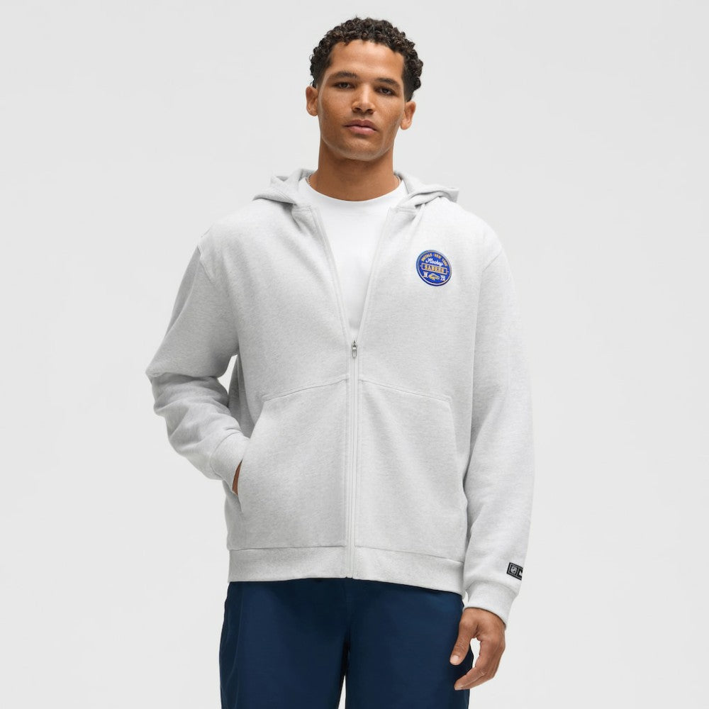 Buffalo Sabres lululemon Steady State Full-Zip Hoodie - Heathered Core Ultra Light Grey - NHL 203170174