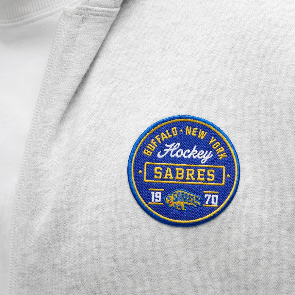 Buffalo Sabres lululemon Steady State Full-Zip Hoodie - Heathered Core Ultra Light Grey - NHL 203170174