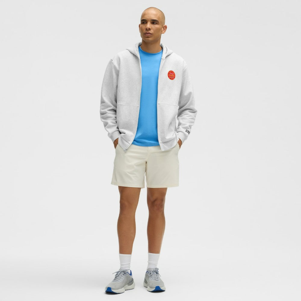 Chicago Blackhawks lululemon Steady State Full-Zip Hoodie - Heathered Core Ultra Light Grey - NHL 203170177