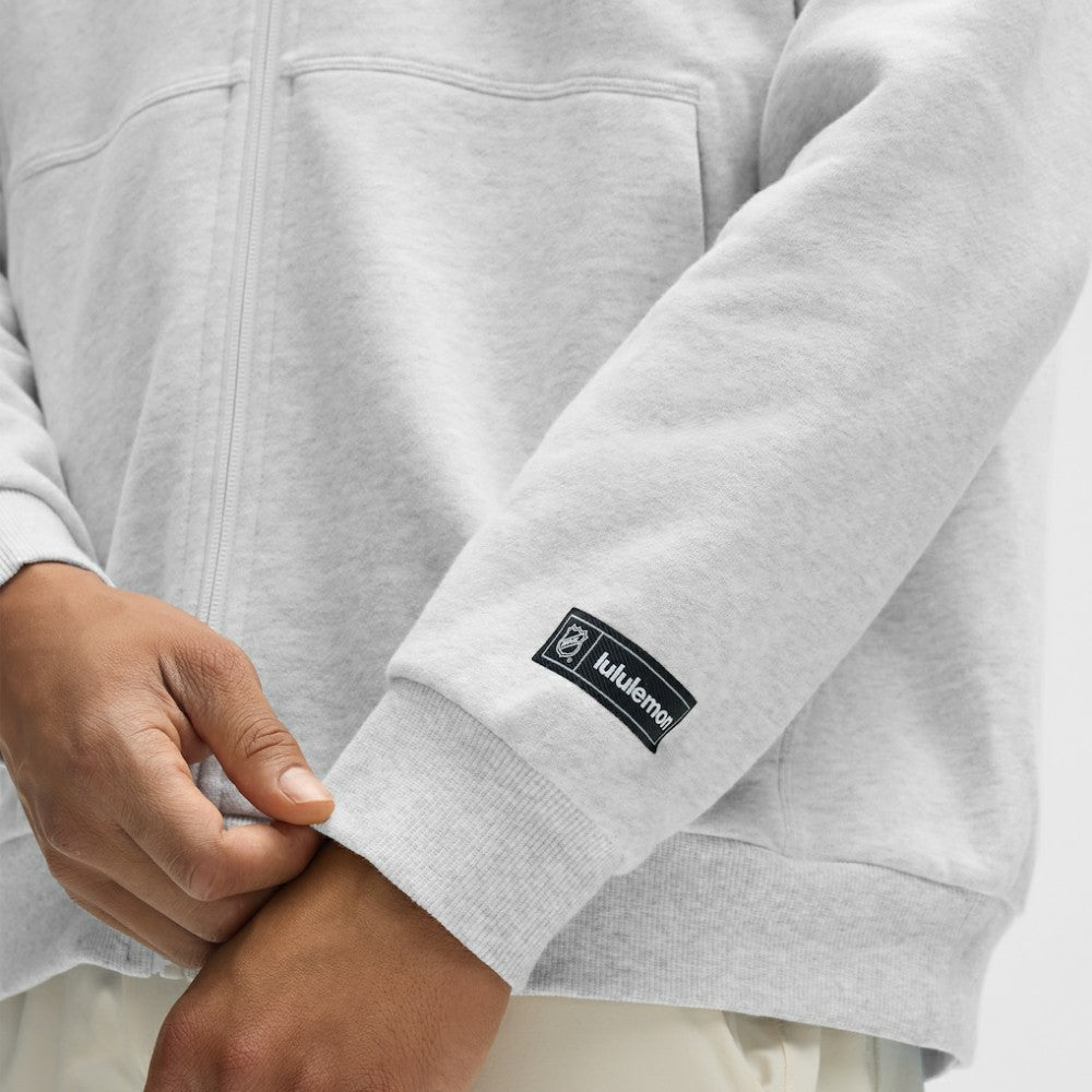 Colorado Avalanche lululemon Steady State Full-Zip Hoodie - Heathered Core Ultra Light Grey - NHL 203170178