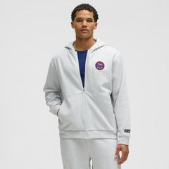 Columbus Blue Jackets lululemon Steady State Full-Zip Hoodie - Heathered Core Ultra Light Grey - NHL 203170179