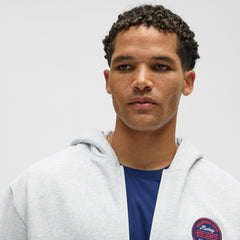 Columbus Blue Jackets lululemon Steady State Full-Zip Hoodie - Heathered Core Ultra Light Grey - NHL 203170179