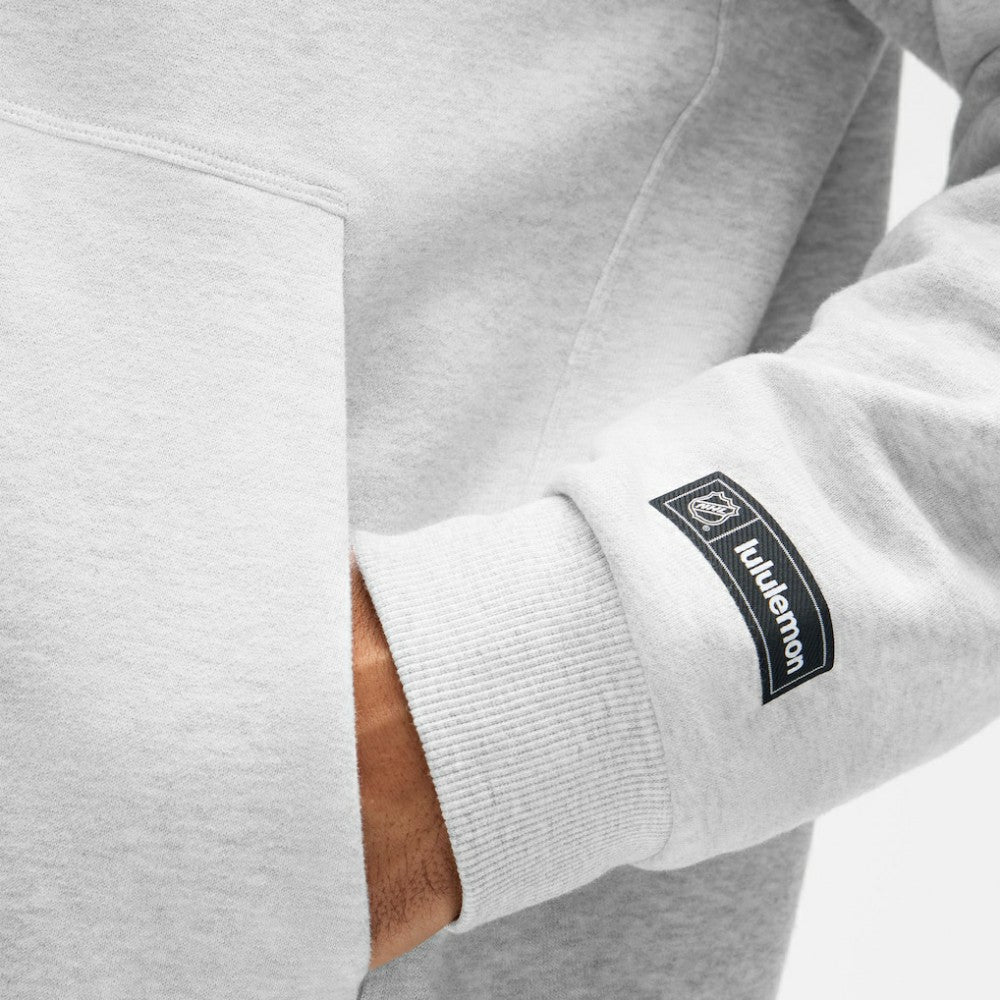Detroit Red Wings lululemon Steady State Full-Zip Hoodie - Heathered Core Ultra Light Grey - NHL 203170181