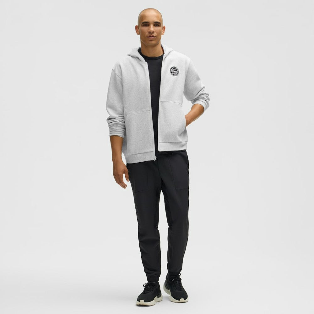 Los Angeles Kings lululemon Steady State Full-Zip Hoodie - Heathered Core Ultra Light Grey - NHL 203170184