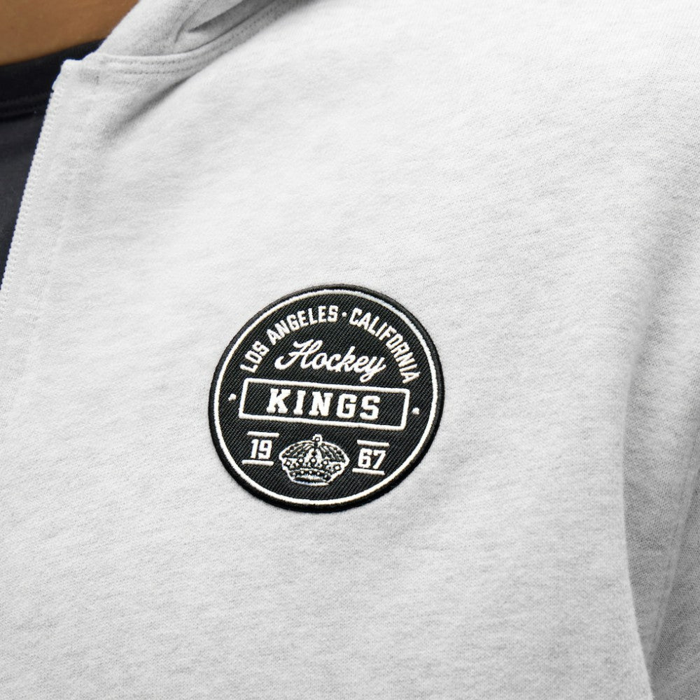 Los Angeles Kings lululemon Steady State Full-Zip Hoodie - Heathered Core Ultra Light Grey - NHL 203170184