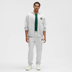 Minnesota Wild lululemon Steady State Full-Zip Hoodie - Heathered Core Ultra Light Grey - NHL 203170185