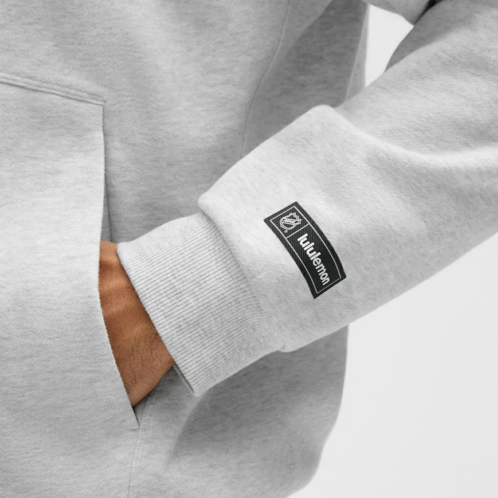 Minnesota Wild lululemon Steady State Full-Zip Hoodie - Heathered Core Ultra Light Grey - NHL 203170185