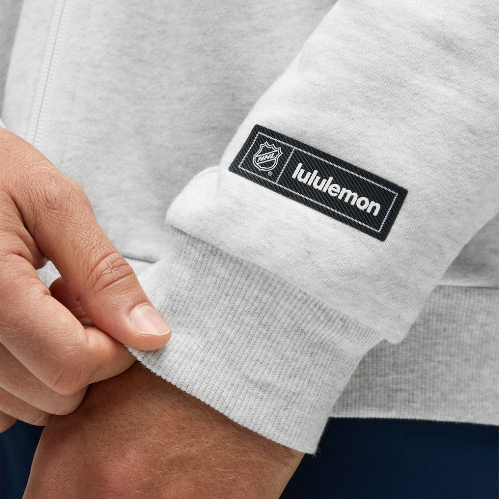 Montreal Canadiens lululemon Steady State Full-Zip Hoodie - Heathered Core Ultra Light Grey - NHL 203170186