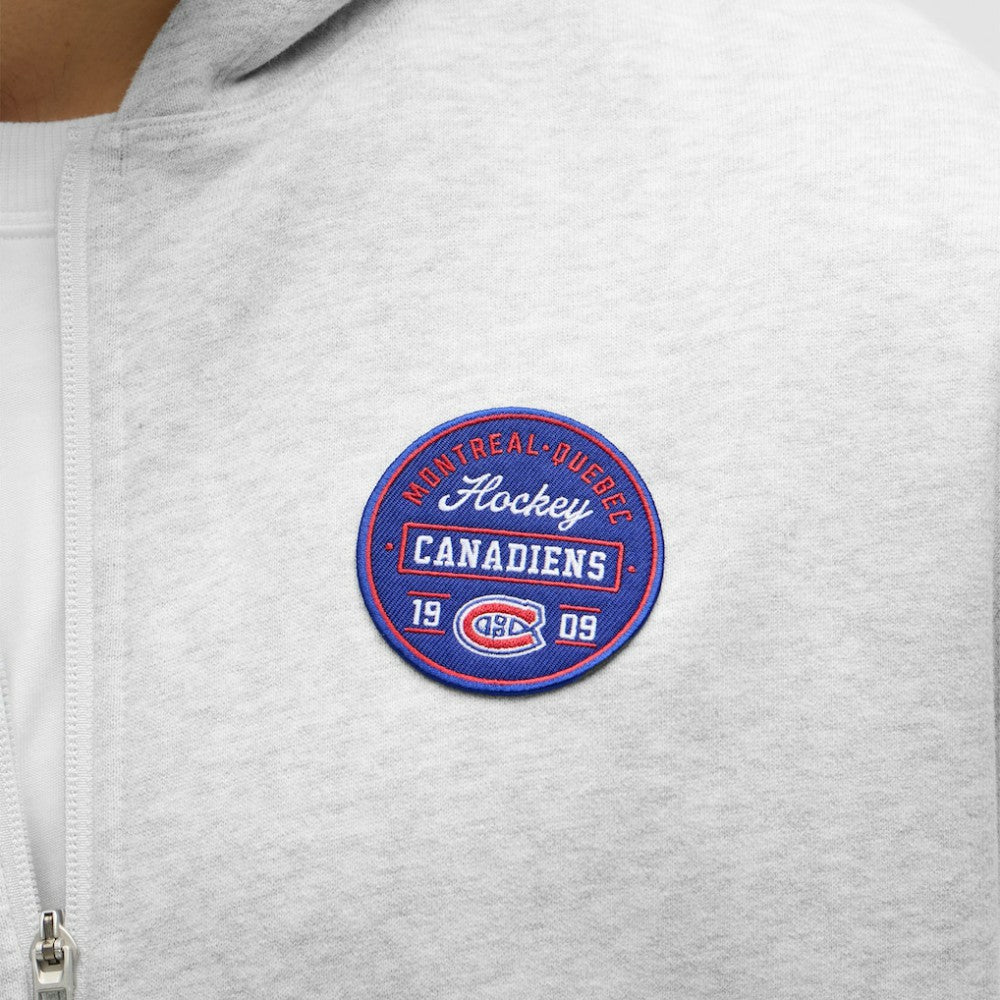 Montreal Canadiens lululemon Steady State Full-Zip Hoodie - Heathered Core Ultra Light Grey - NHL 203170186