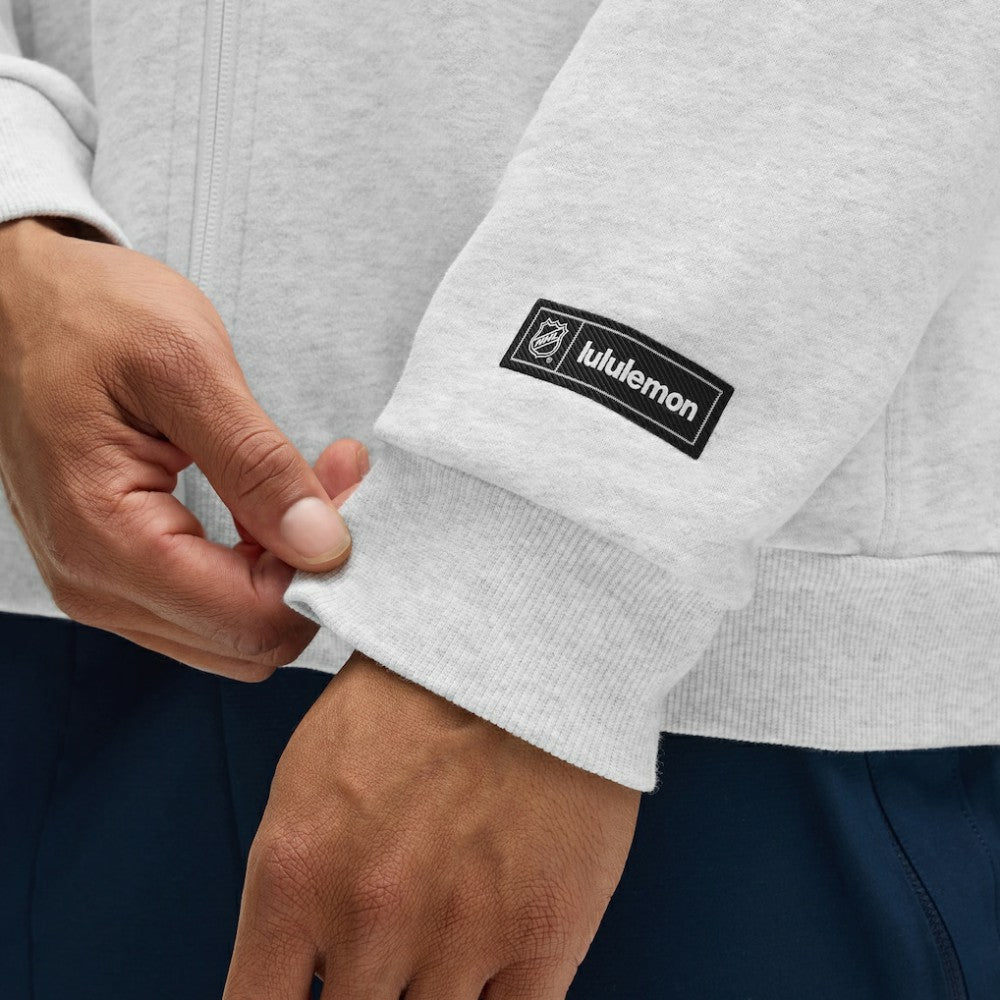 Nashville Predators lululemon Steady State Full-Zip Hoodie - Heathered Core Ultra Light Grey - NHL 203170187