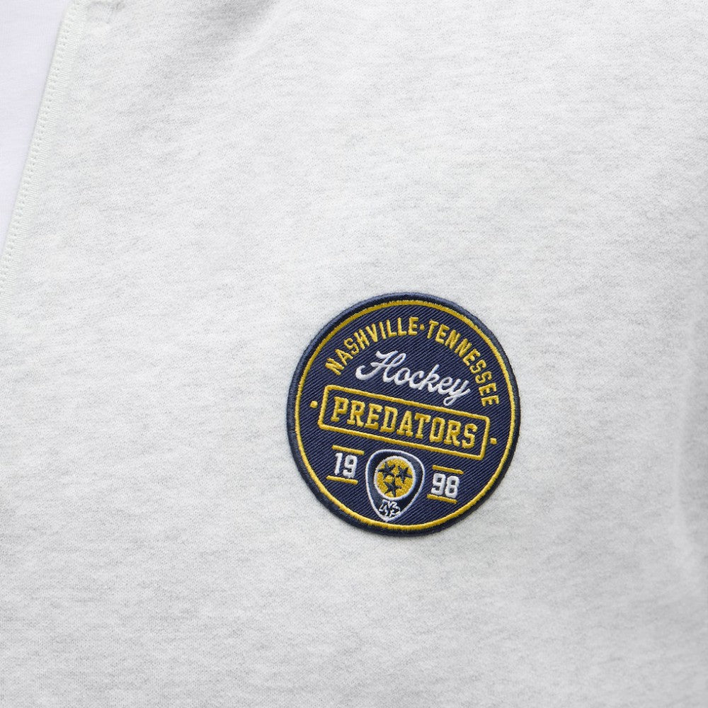 Nashville Predators lululemon Steady State Full-Zip Hoodie - Heathered Core Ultra Light Grey - NHL 203170187