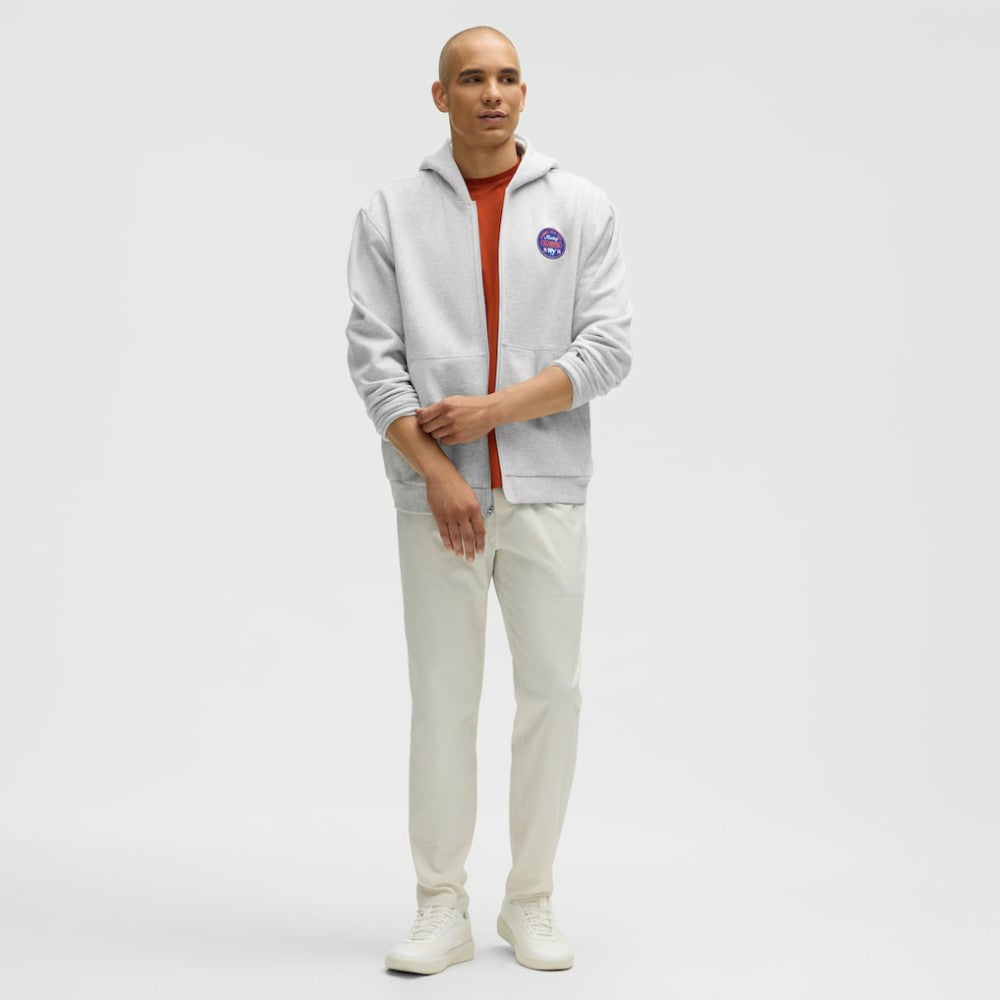 New York Islanders lululemon Steady State Full-Zip Hoodie - Heathered Core Ultra Light Grey - NHL 203170189