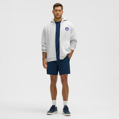 New York Rangers lululemon Steady State Full-Zip Hoodie - Heathered Core Ultra Light Grey - NHL 203170190