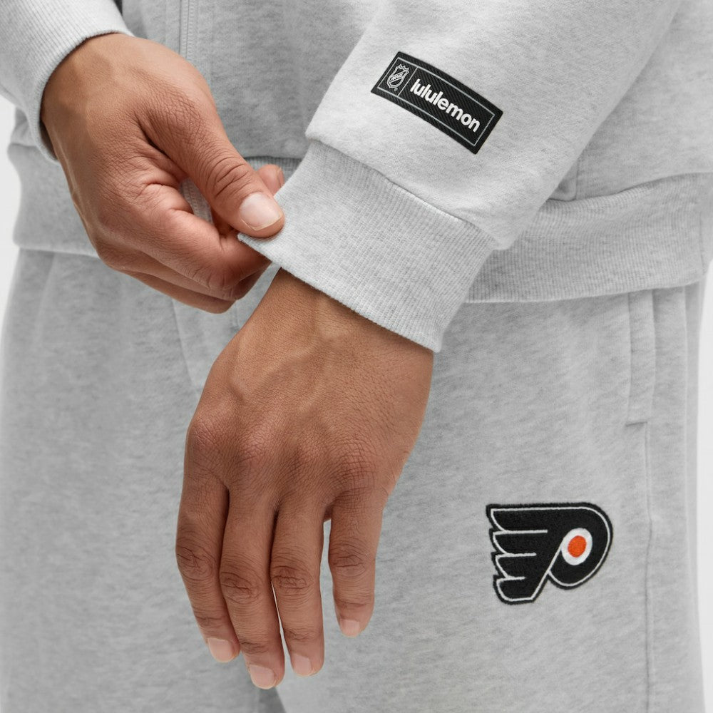 Philadelphia Flyers lululemon Steady State Full-Zip Hoodie - Heathered Core Ultra Light Grey - NHL 203170192