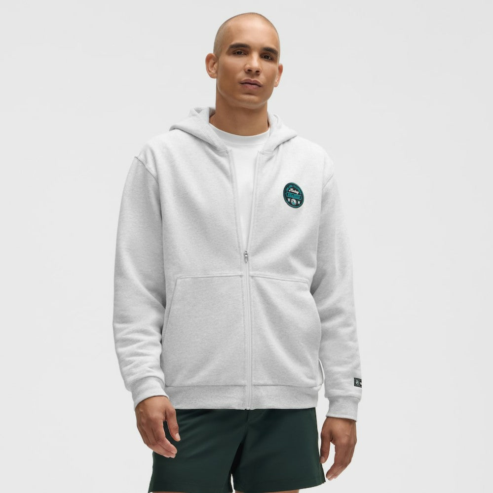 San Jose Sharks lululemon Steady State Full-Zip Hoodie - Heathered Core Ultra Light Grey - NHL 203170194