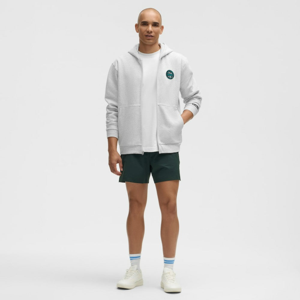 San Jose Sharks lululemon Steady State Full-Zip Hoodie - Heathered Core Ultra Light Grey - NHL 203170194