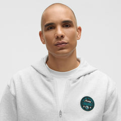 San Jose Sharks lululemon Steady State Full-Zip Hoodie - Heathered Core Ultra Light Grey - NHL 203170194
