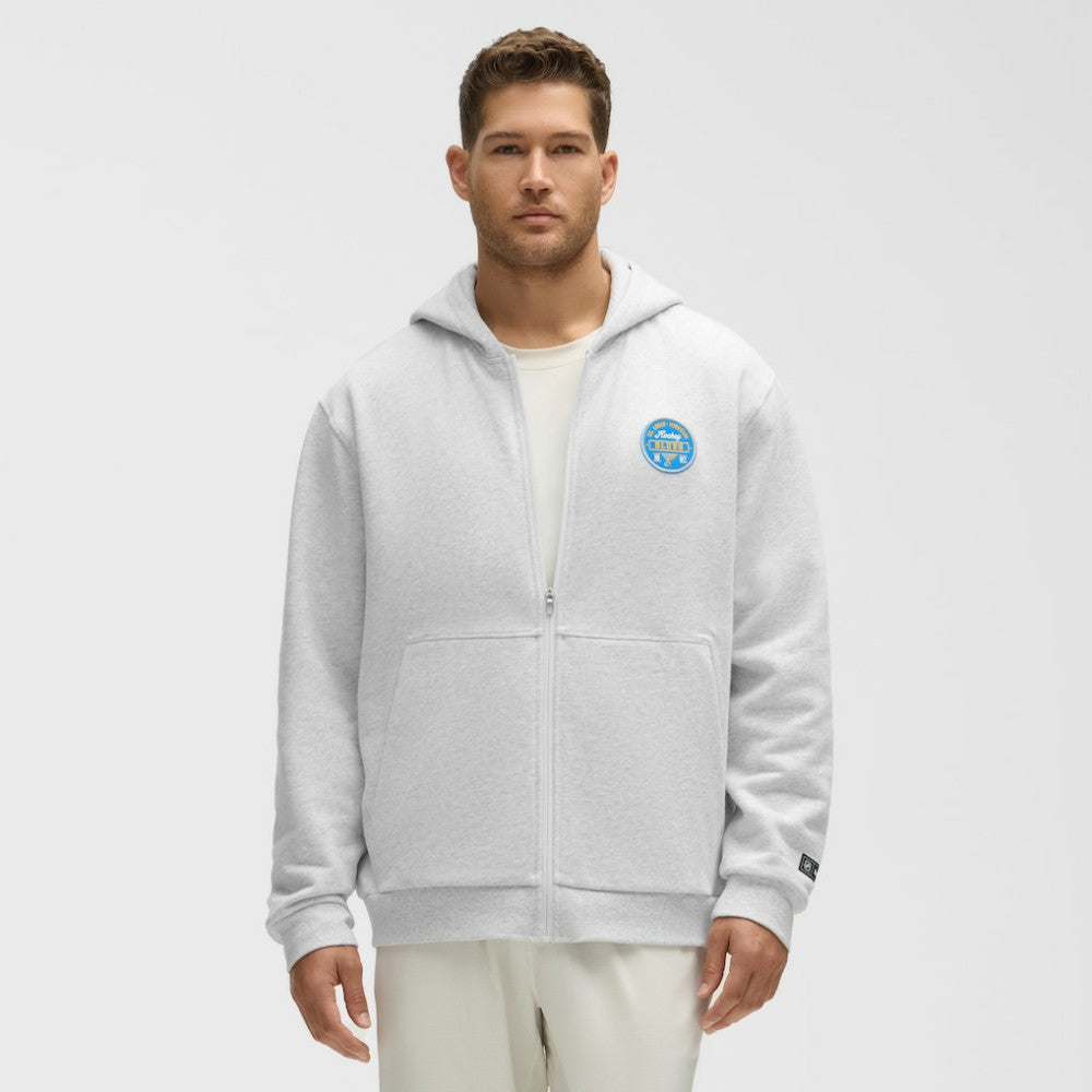 St. Louis Blues lululemon Steady State Full-Zip Hoodie - Heathered Core Ultra Light Grey - NHL 203170196