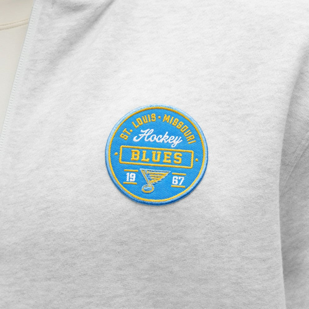 St. Louis Blues lululemon Steady State Full-Zip Hoodie - Heathered Core Ultra Light Grey - NHL 203170196