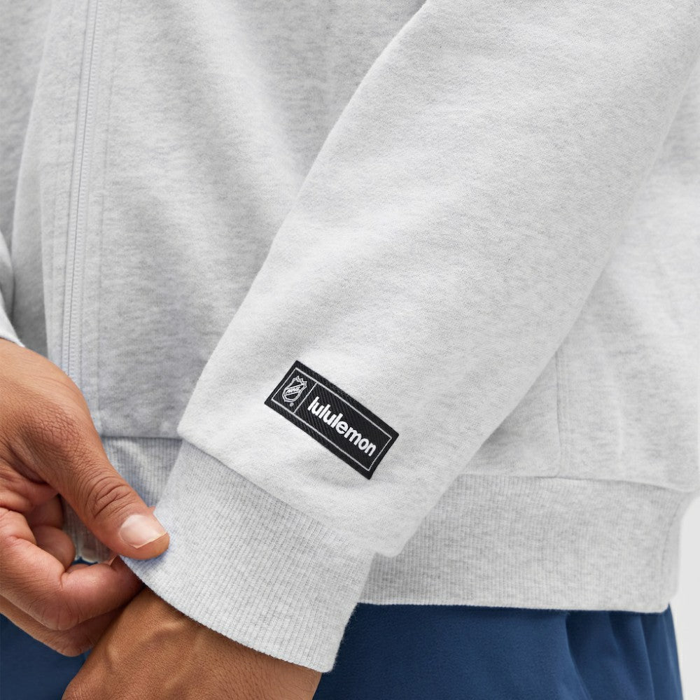 Tampa Bay Lightning lululemon Steady State Full-Zip Hoodie - Heathered Core Ultra Light Grey - NHL 203170197