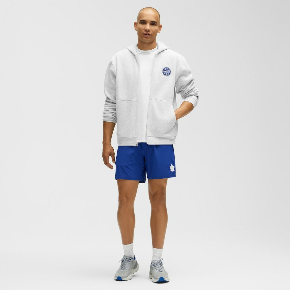 Toronto Maple Leafs lululemon Steady State Full-Zip Hoodie - Heathered Core Ultra Light Grey - NHL 203170198