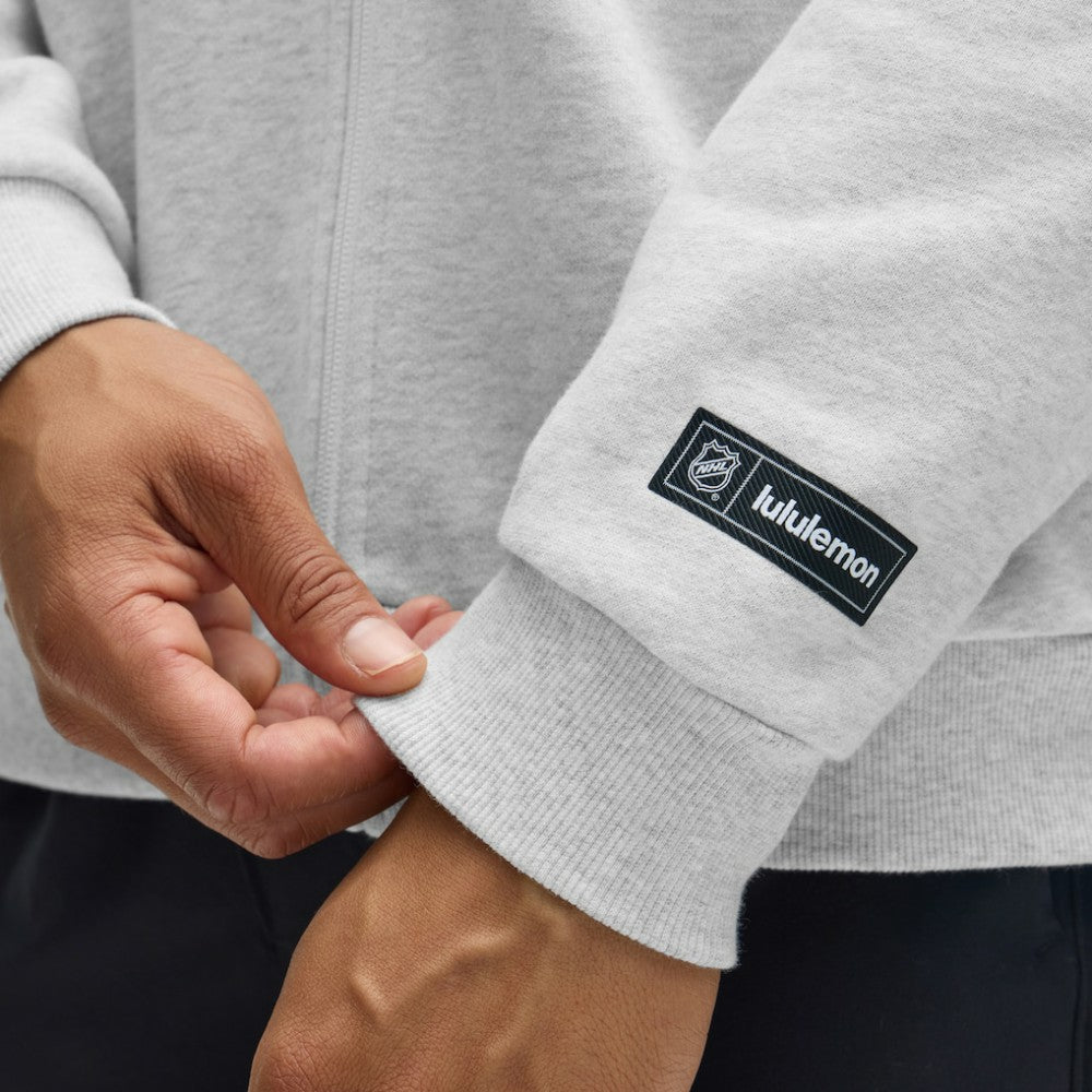 Vegas Golden Knights lululemon Steady State Full-Zip Hoodie - Heathered Core Ultra Light Grey - NHL 203170201