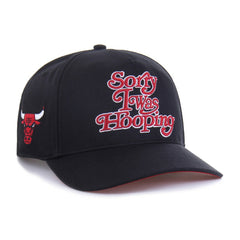 Chicago Bulls Brand Seen by '47 Sorry I Was Hooping Hitch Adjustable Hat Black | 47 brand Near Me