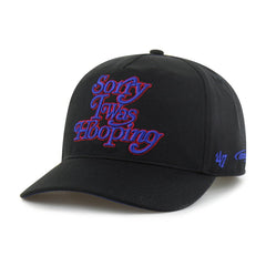 Philadelphia 76ers Brand Seen by '47 Sorry I Was Hooping Hitch Adjustable Hat Black | 47 brand for sale