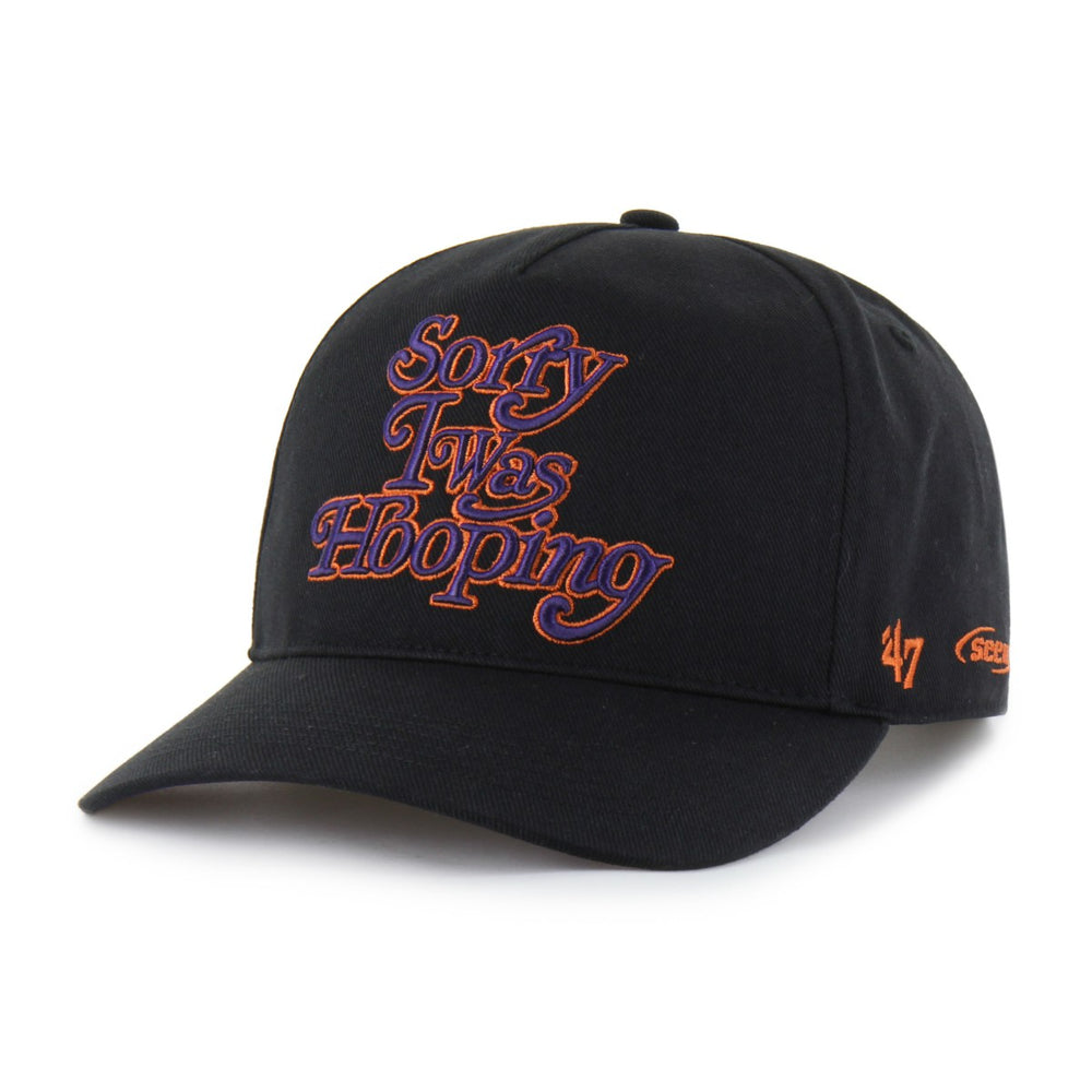 Phoenix Suns Brand Seen by '47 Sorry I Was Hooping Hitch Adjustable Hat Black | 47 brand outlet