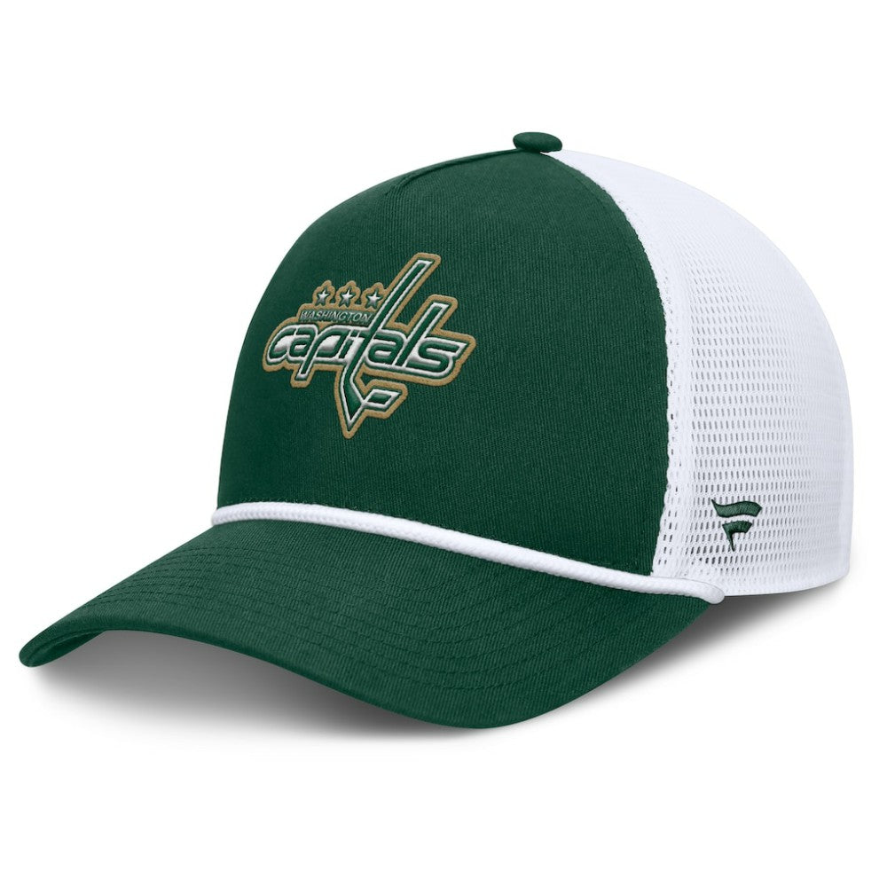 Washington Capitals Fanatics Bermuda A-Frame Adjustable Hat - Green/White - NHL 203170639