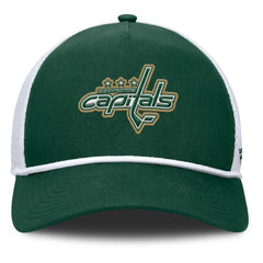 Washington Capitals Fanatics Bermuda A-Frame Adjustable Hat - Green/White - NHL 203170639