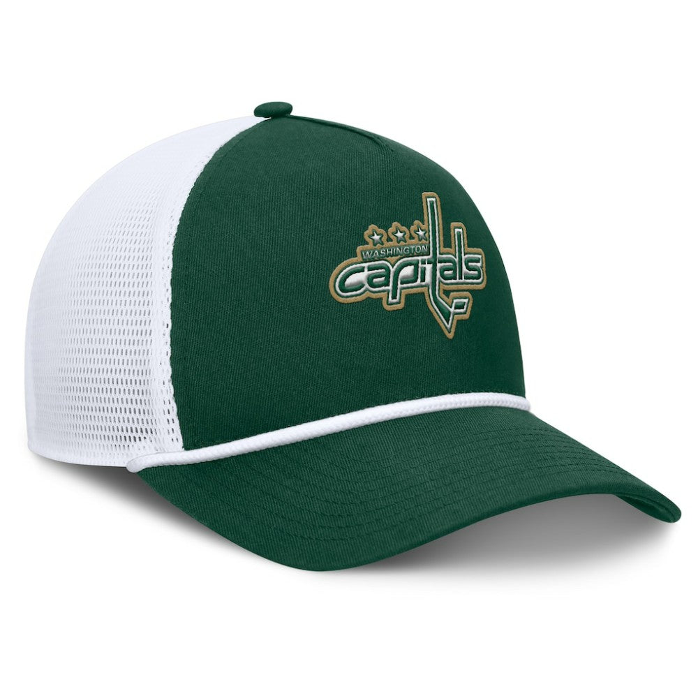 Washington Capitals Fanatics Bermuda A-Frame Adjustable Hat - Green/White - NHL 203170639