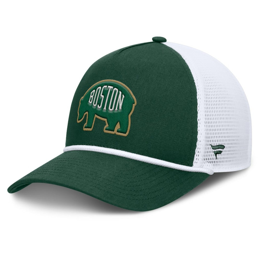 Boston Bruins Fanatics Bermuda A-Frame Adjustable Hat - Green/White - NHL 203170641