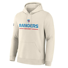 New York Rangers Fanatics Centennial Fleece Hoodie - Beige - NHL 203171192