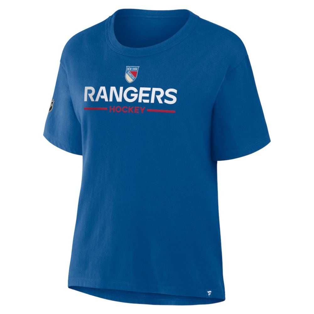 New York Rangers Fanatics Women's Centennial T-Shirt - Blue - NHL 203171196
