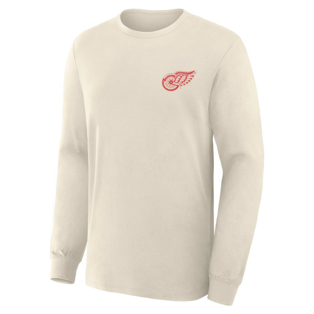 Detroit Red Wings Fanatics Centennial Legacy Long Sleeve T-Shirt - Beige - NHL 203171262