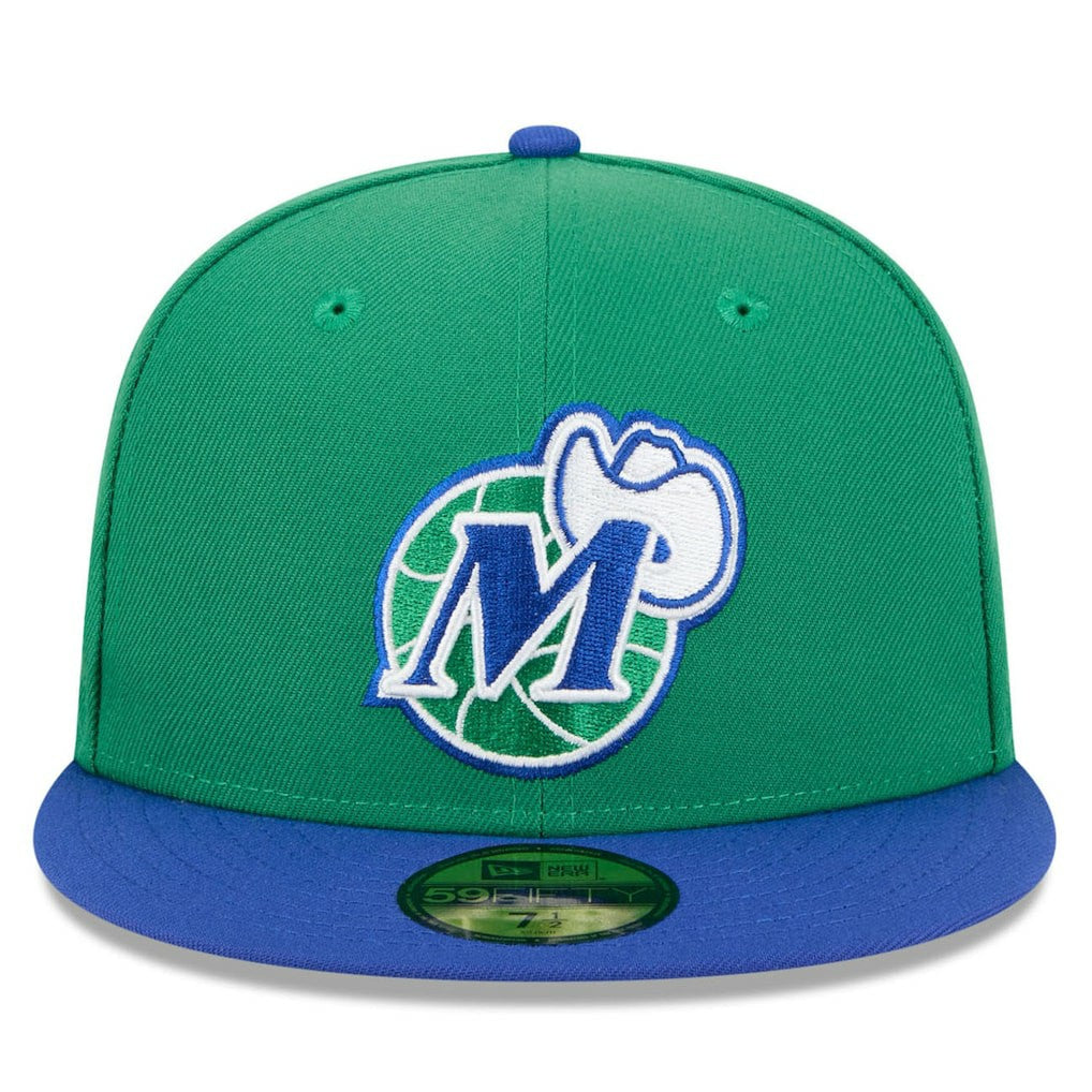 Dallas Mavericks 2025/26 Classic Edition Jersey Hook 59FIFTY Fitted Hat for sale Green/Blue | New Era Near Me