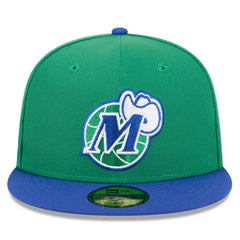 Dallas Mavericks 2025/26 Classic Edition Jersey Hook 59FIFTY Fitted Hat for sale Green/Blue | New Era Near Me
