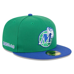 Dallas Mavericks 2025/26 Classic Edition Jersey Hook 59FIFTY Fitted Hat for sale Green/Blue | New Era Near Me