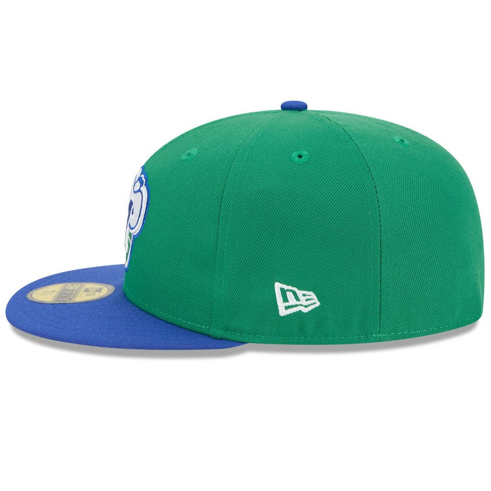 Dallas Mavericks 2025/26 Classic Edition Jersey Hook 59FIFTY Fitted Hat for sale Green/Blue | New Era Near Me