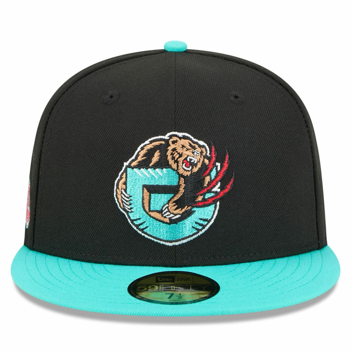 Memphis Grizzlies 2025/26 Classic Edition Jersey Hook 59FIFTY Fitted Hat Black/Turquoise | New Era US
