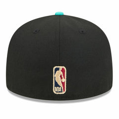 Memphis Grizzlies 2025/26 Classic Edition Jersey Hook 59FIFTY Fitted Hat Black/Turquoise | New Era US