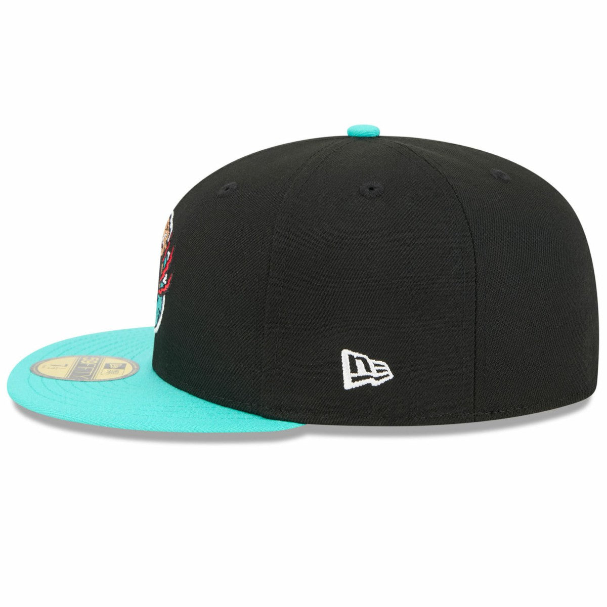 Memphis Grizzlies 2025/26 Classic Edition Jersey Hook 59FIFTY Fitted Hat Black/Turquoise | New Era US