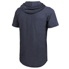 Minnesota Timberwolves Majestic Threads Tri-Blend Hoodie T-Shirt Navy