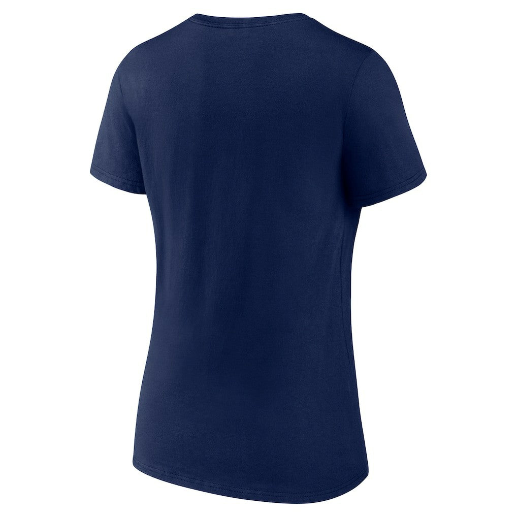 Indiana Pacers Women's '90s Graphic V-Neck T-Shirt Navy
