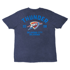 Oklahoma City Thunder Stadium Essentials Unisex Get Back Oversized Vintage Wash T-Shirt Denim