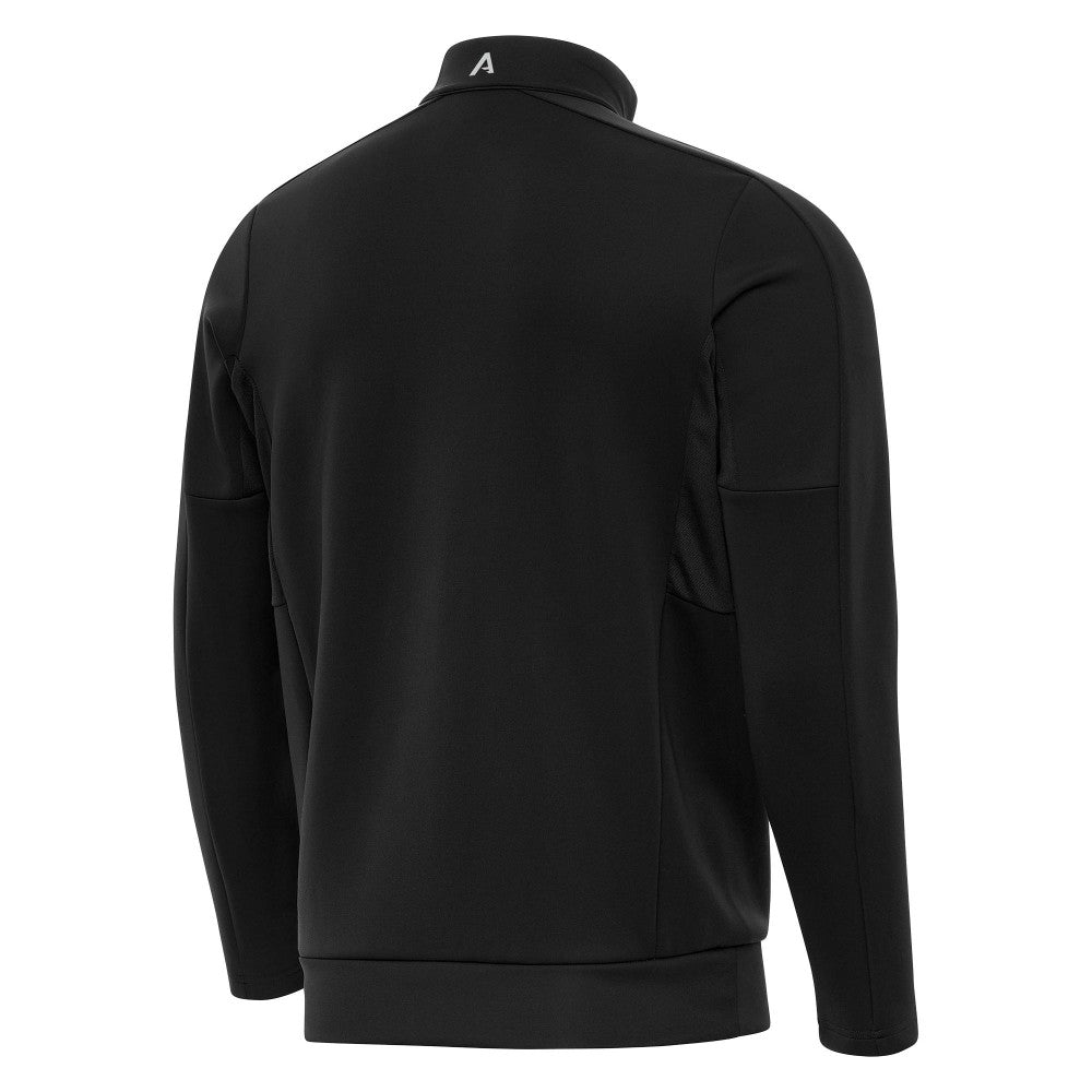 Mexico National Team Antigua Genesis Quarter-Zip Pullover Black