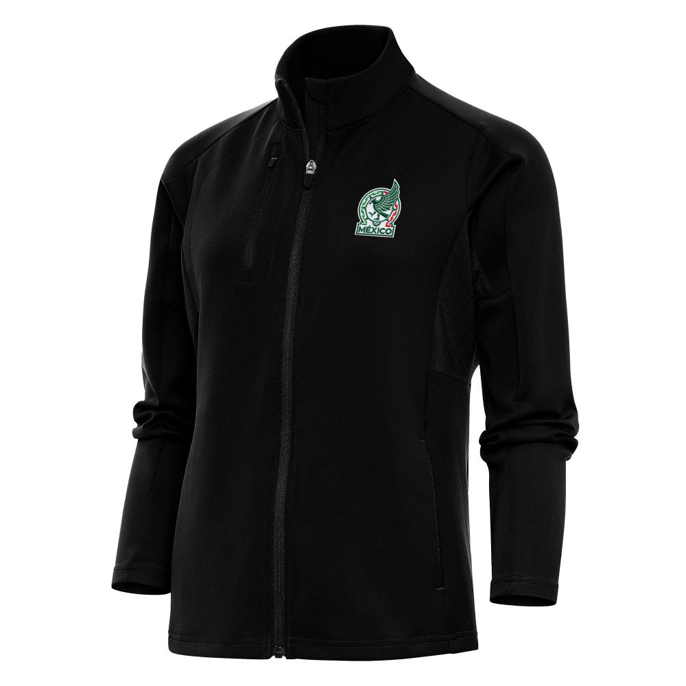 Mexico National Team Antigua Women's Genesis Full-Zip Jacket Black